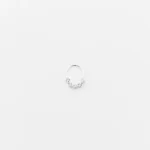 Piercing para Furo com Zircônias em prata 925