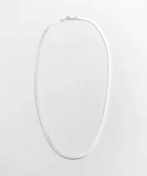 Corrente Laminada em Prata 925 - 38cm