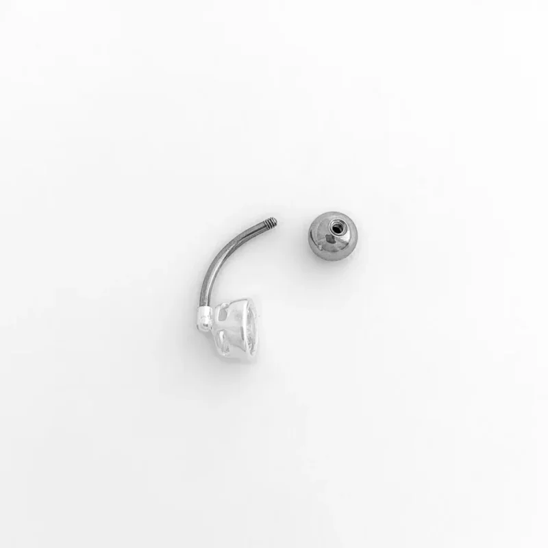 Piercing para Furo de Umbigo com Zircônia - Imagem 2