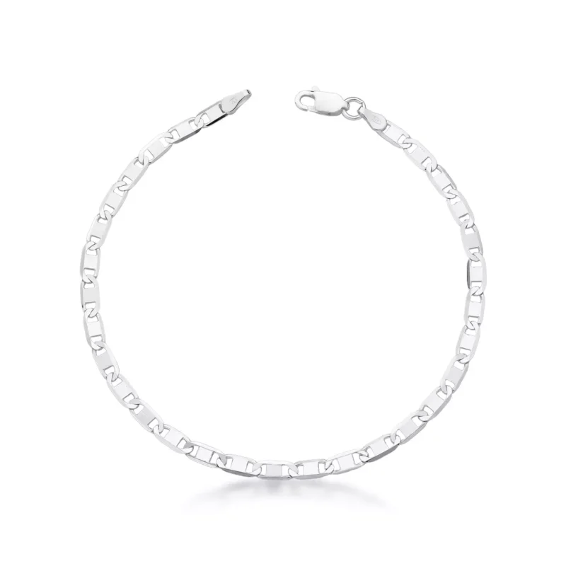 Pulseira Piastrine em Prata 925- 18cm - Imagem 2
