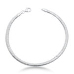 Pulseira Lacraia Fina em Prata 925