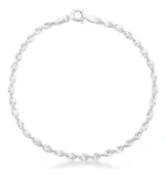 Pulseira Laminada Torcida em Prata 925