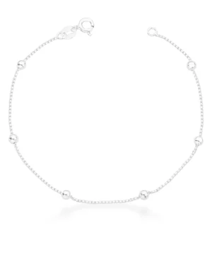 Pulseira em Prata 925 Bolinhas Veneziana