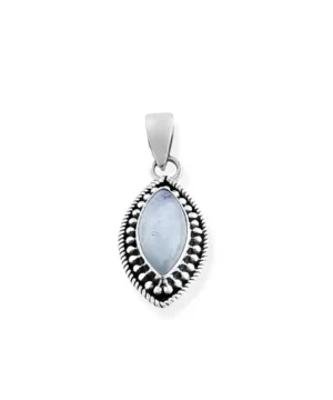 Pingente Pedra Natural Larimar em Prata 925