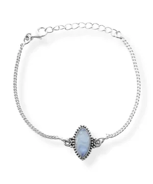 Pulseira com Pedra da Lua em Prata 925