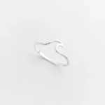 Anel Onda em Prata 925