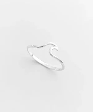 Anel Onda em Prata 925