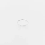 Anel com Aro Fino e Liso em Prata 925