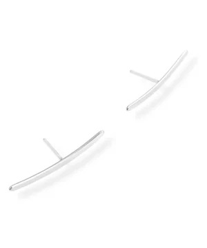 BRINCO EAR CUFF PALITO LISO EM PRATA 925