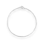 Pulseira Rabo de Rato Detalhada em Prata 925